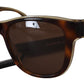 Dolce & Gabbana Chic Unisex Brown Acetate Sunglasses