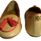 COACH Manika Soft Tan Leather Flat Shoes