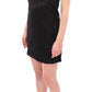 Ermanno Scervino Black Nylon Lace Detail Mini Dress