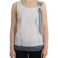 Ermanno Scervino Elegant Cotton-Blend Bow Top