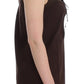 Ermanno Scervino Chic Brown Tunic Cotton Dress Top