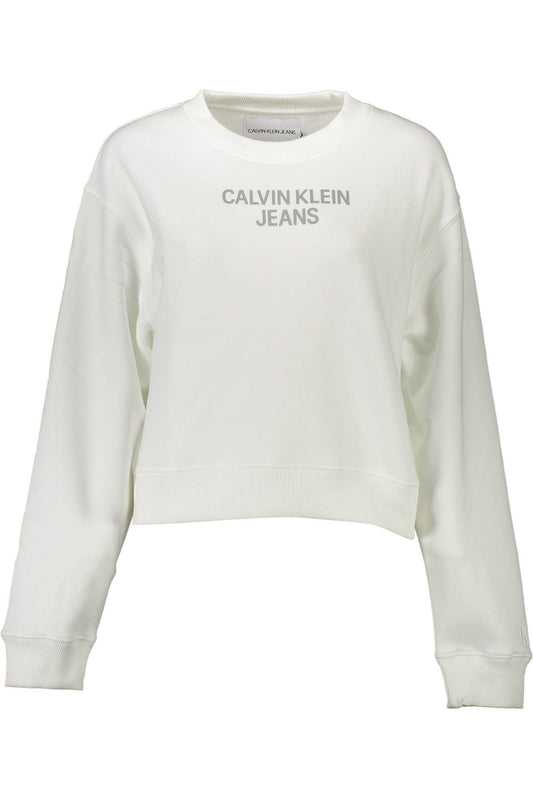 Calvin Klein White Cotton Women Sweater