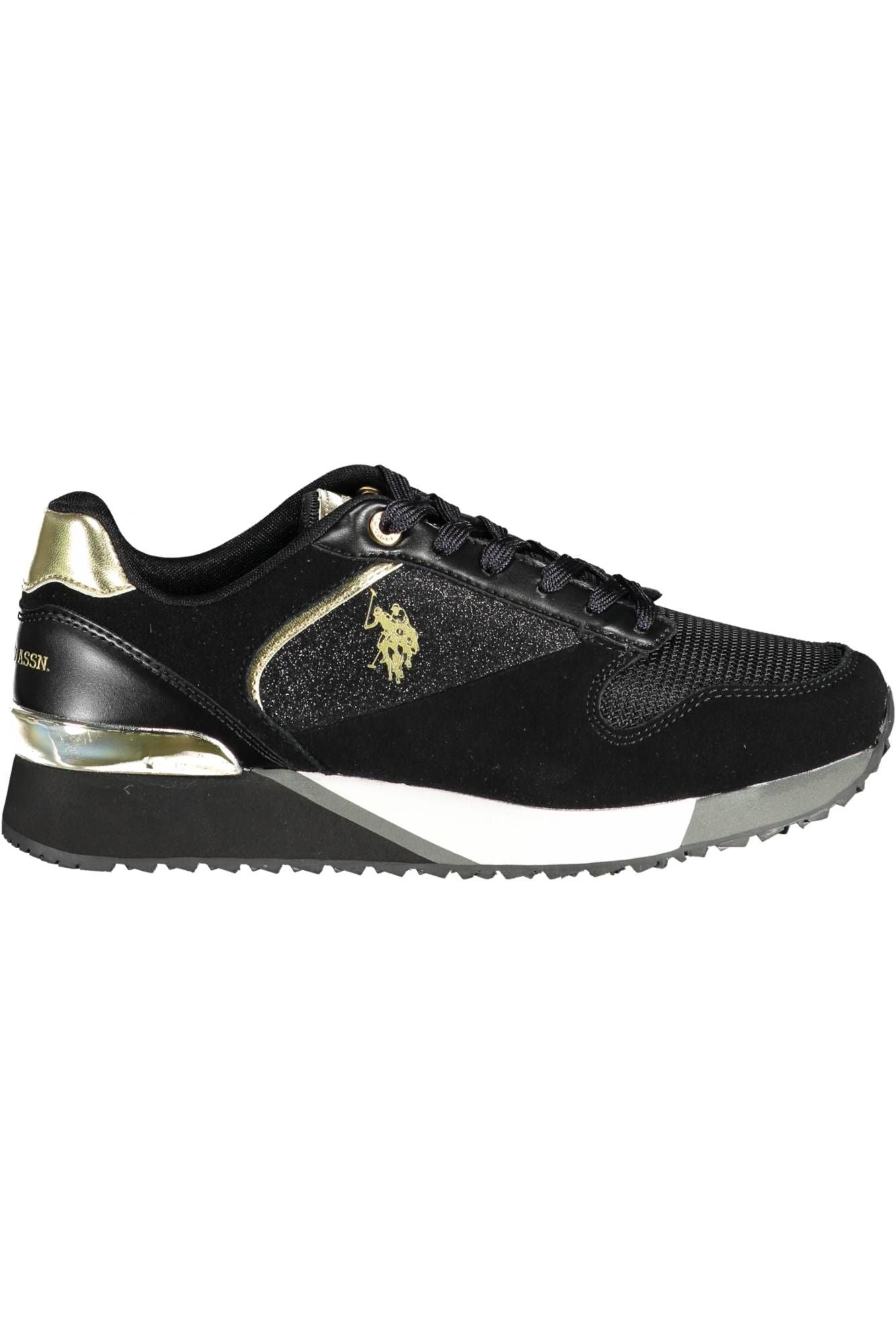 U.S. POLO ASSN. Black Eco Suede Women Sneaker