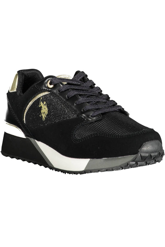 U.S. POLO ASSN. Black Eco Suede Women Sneaker