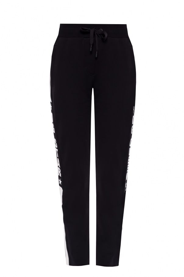 Dolce & Gabbana Elegant Black Zippered Sweatpants