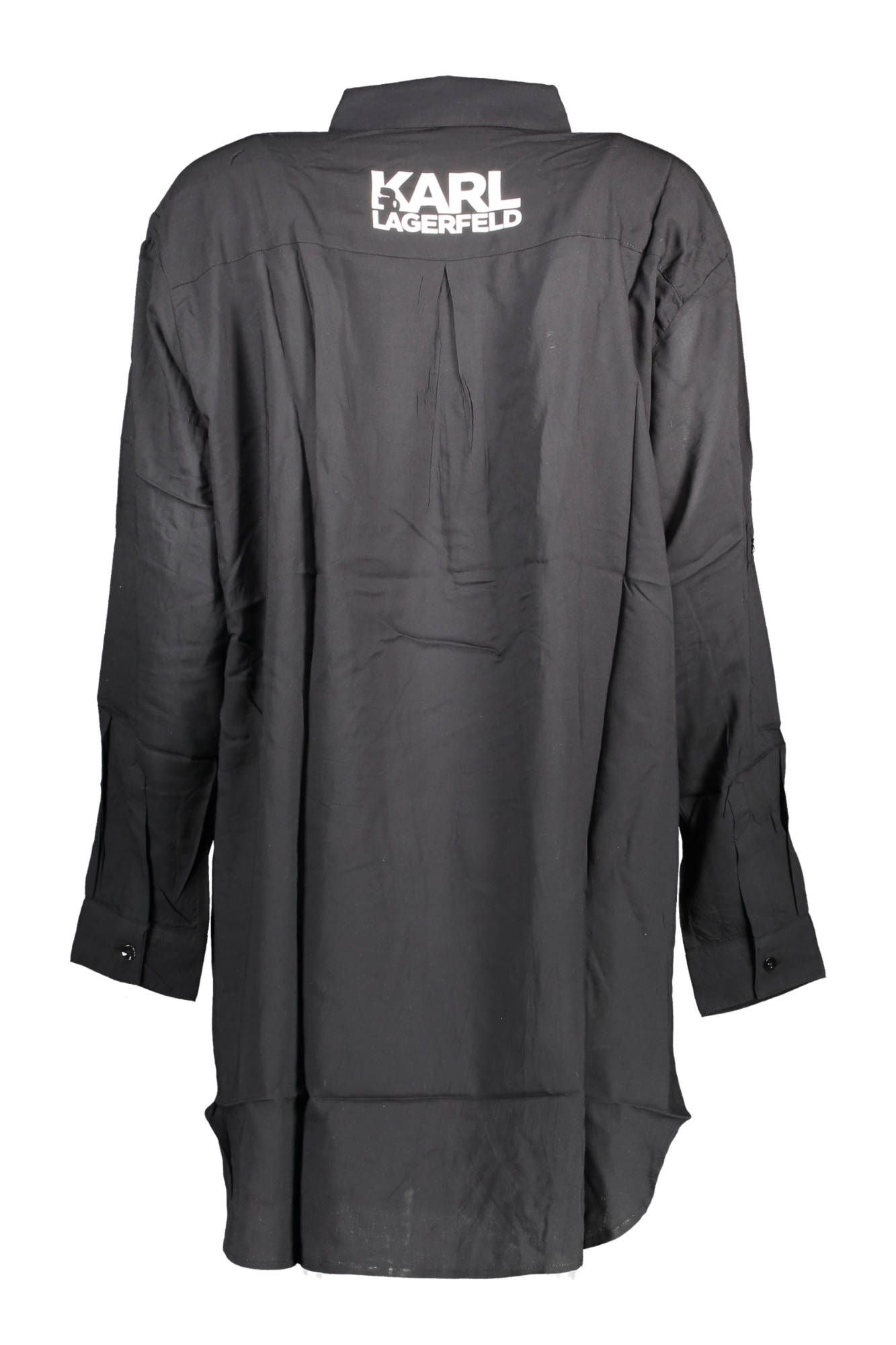 Karl Lagerfeld Beachwear Black Viscose Women Shirt