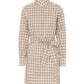 Burberry Iconic Check Cotton Shirt Dress in Sweet Pink