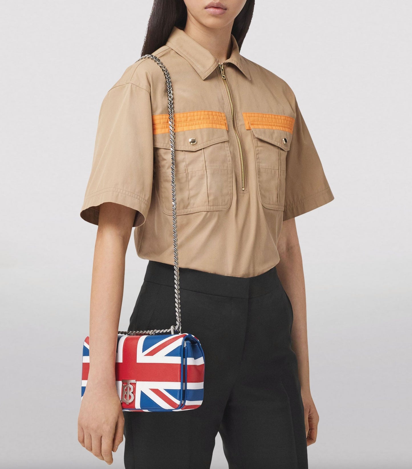 Burberry Union Jack Chic Crossbody Luxe Bag