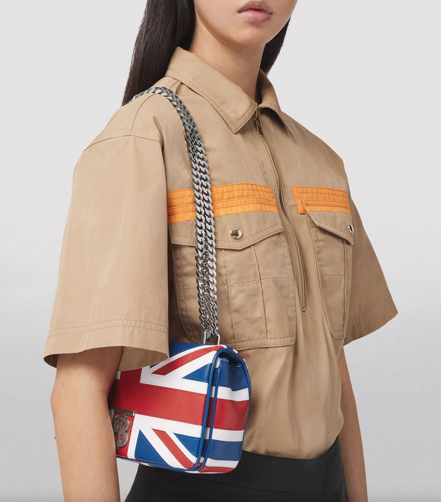 Burberry Union Jack Chic Crossbody Luxe Bag