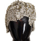 Dolce & Gabbana Elegant Crystal-Encrusted Cloche Hat