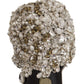 Dolce & Gabbana Elegant Crystal-Encrusted Cloche Hat