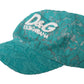 Dolce & Gabbana Elegant Blue Baseball Cap with Logo Detailing