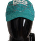 Dolce & Gabbana Elegant Blue Baseball Cap with Logo Detailing