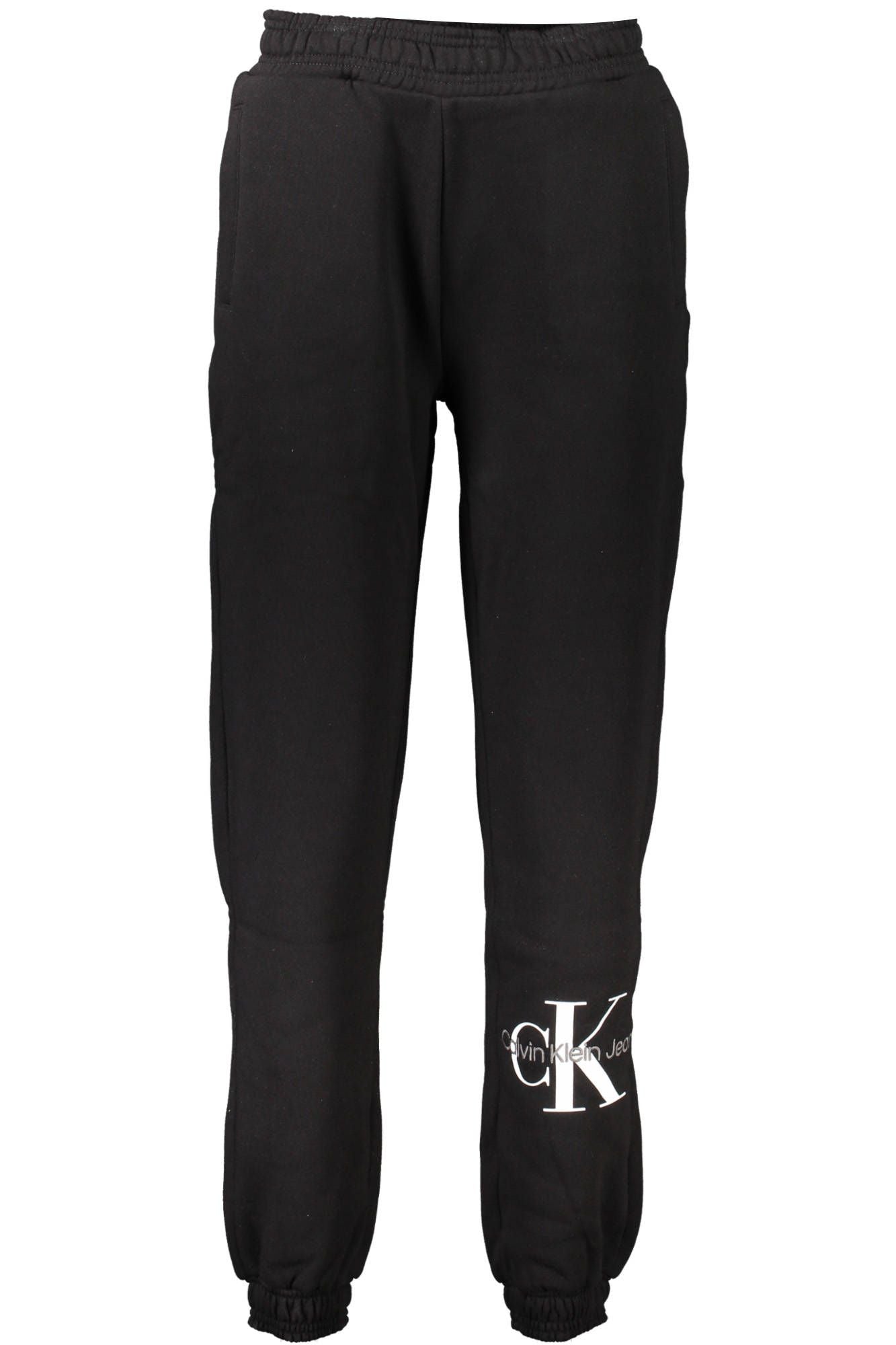 Calvin Klein Black Cotton Women Trouser