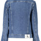 Calvin Klein Blue Cotton Women Jacket