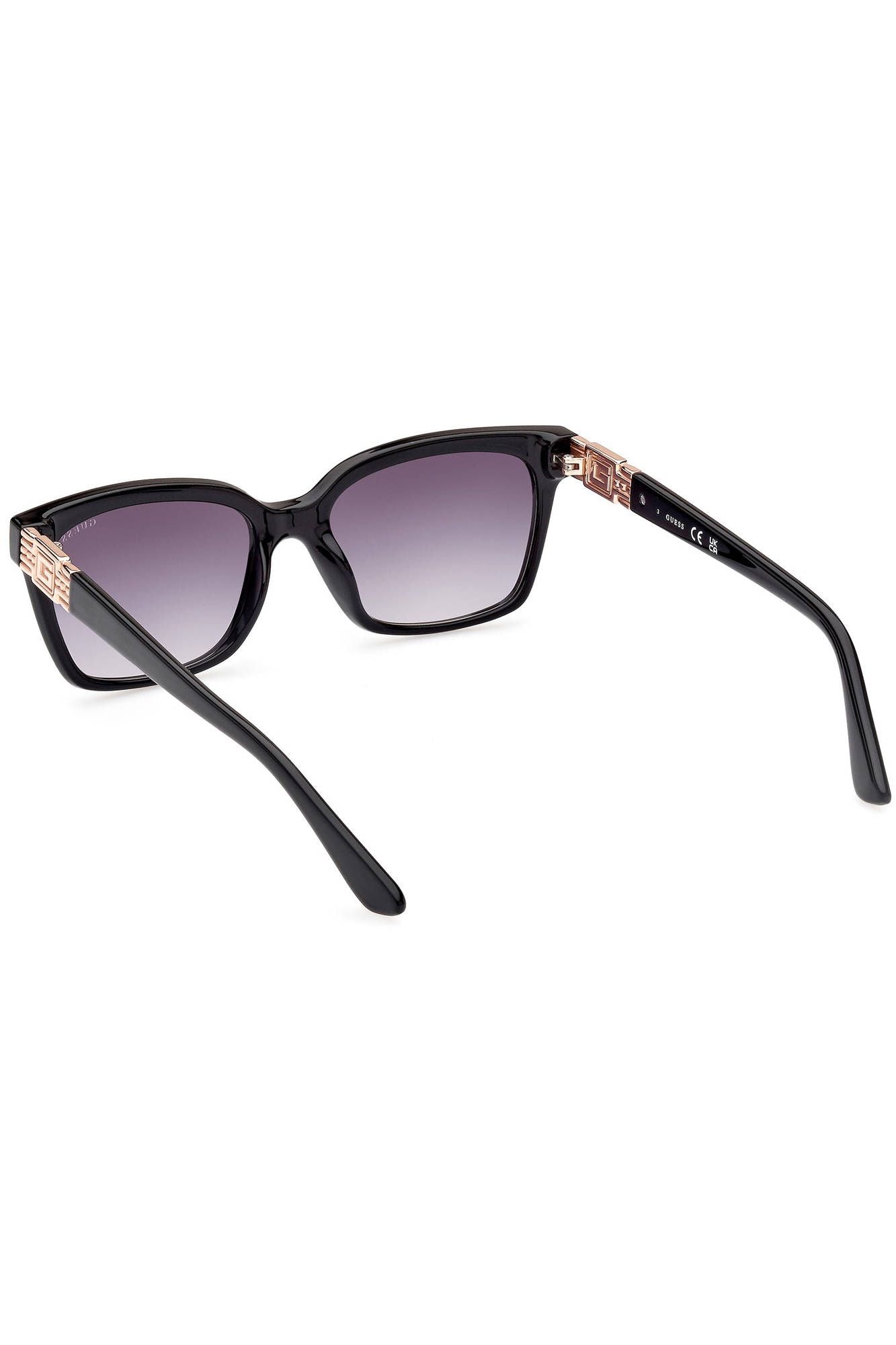 Guess Jeans Black Plastic Women Sunglass