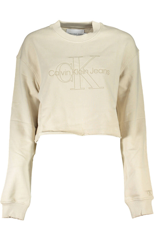 Calvin Klein Beige Cotton Women Sweater