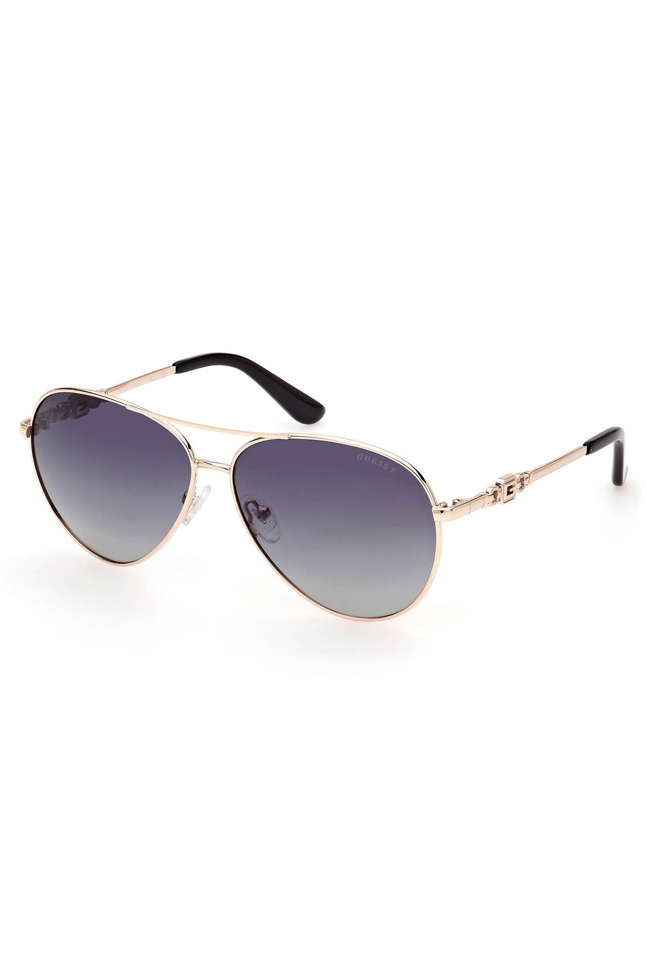 Guess Jeans Gold Metal Women Sunglass