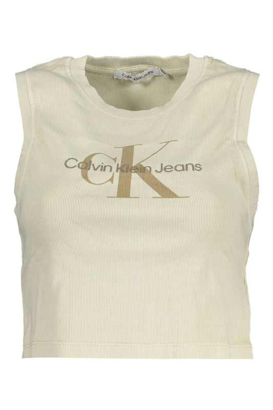 Calvin Klein Beige Cotton Women Top