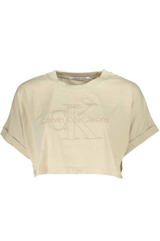 Calvin Klein Beige Cotton Women Top