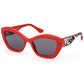 Guess Jeans Red Plastic Women Sunglass