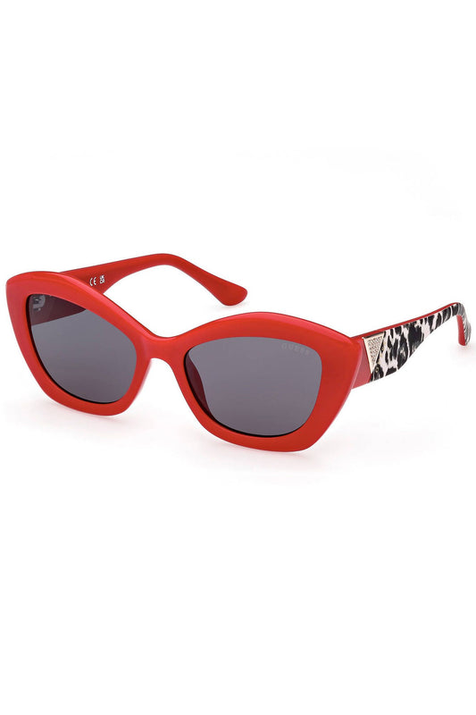 Guess Jeans Red Plastic Women Sunglass