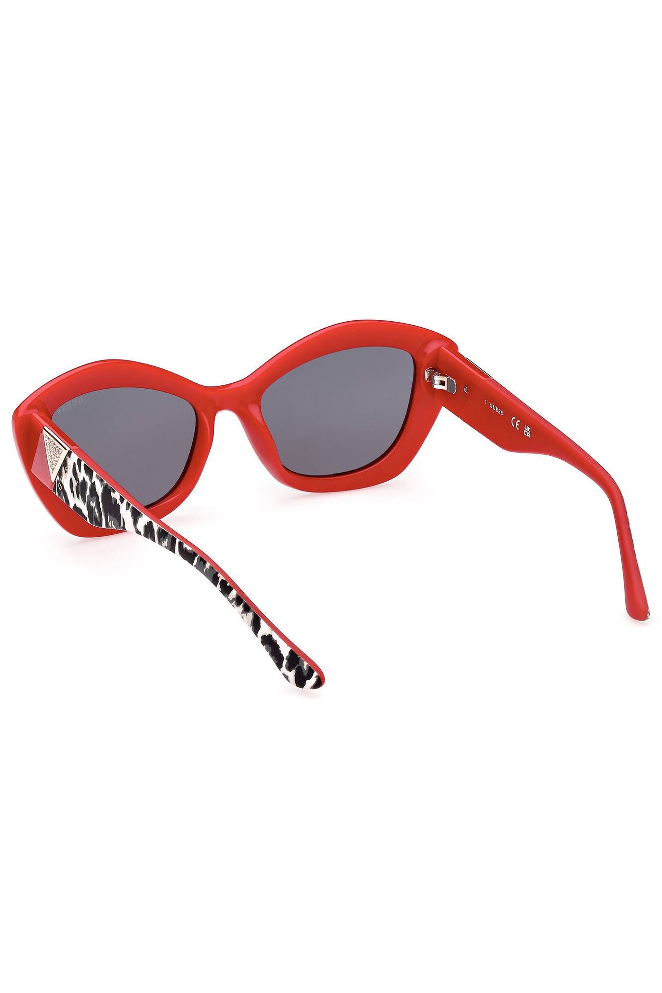 Guess Jeans Red Plastic Women Sunglass