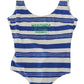 Dolce & Gabbana Riviera Chic Blue Striped One Piece Swimsuit