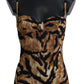 Dolce & Gabbana Elegant Leopard Print One-Piece Swimsuit