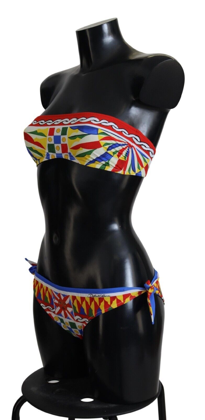 Dolce & Gabbana Chic Multicolor Two-Piece Bikini Swimwear