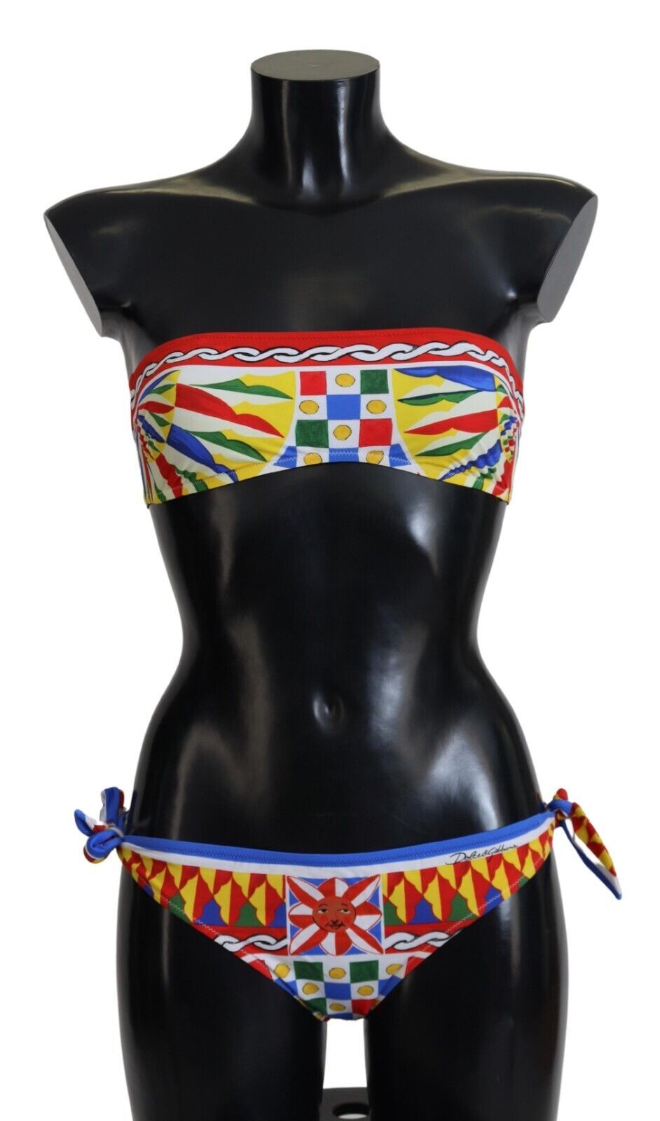 Dolce & Gabbana Chic Multicolor Two-Piece Bikini Swimwear