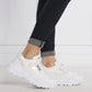 Versace Jeans Iridescent White Low Top Luxury Trainers