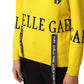 Gaelle Chic Wool-Blend Logo Sweater with Unique Inlays