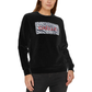 Gaelle Chic Cotton Crewneck Sweatshirt with Logo