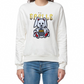 Gaelle Chic Crewneck Sweater with Velvet Logo Patch