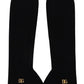 Dolce & Gabbana Chic Elbow Length Fingerless Wool Gloves