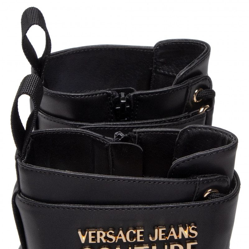 Versace Jeans Chic Eco-Leather Amphibious Boots