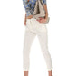 Liu Jo Chic White Cigarette Pants with Side Pockets