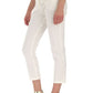 Liu Jo Chic White Cigarette Pants with Side Pockets