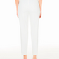 Liu Jo Chic White Striped Pants with Golden Accents