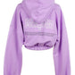 Comme Des Fuckdown Vibrant Purple Hooded Sweatshirt