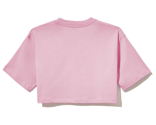 Comme Des Fuckdown Pink Short Sleeve Logo Tee