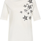 Liu Jo Elegant White Cotton Tee with Rhinestone Accents