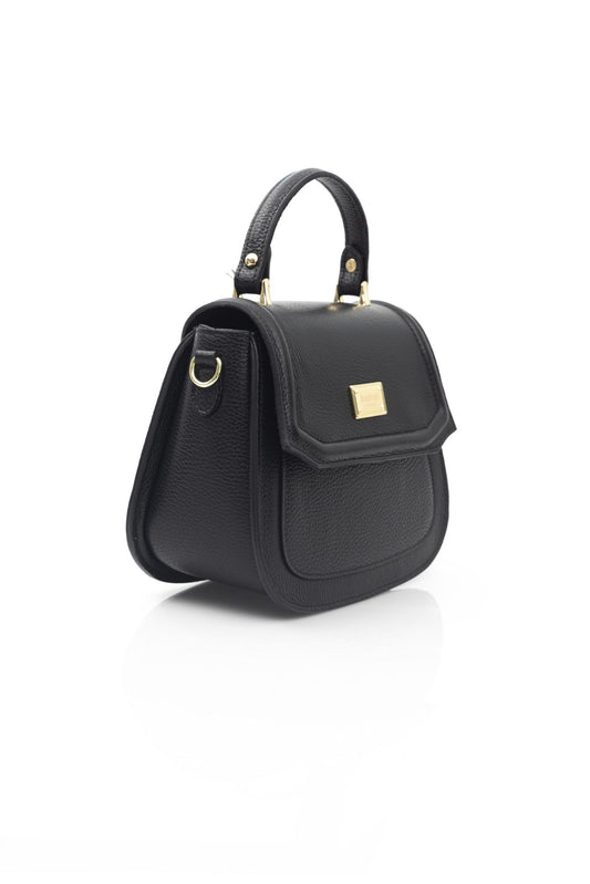 Baldinini Trend Black Leather Women Handbag