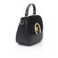 Baldinini Trend Black Leather Women Shoulder Bag