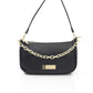 Baldinini Trend Black Leather Women Shoulder Bag