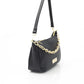 Baldinini Trend Black Leather Women Shoulder Bag