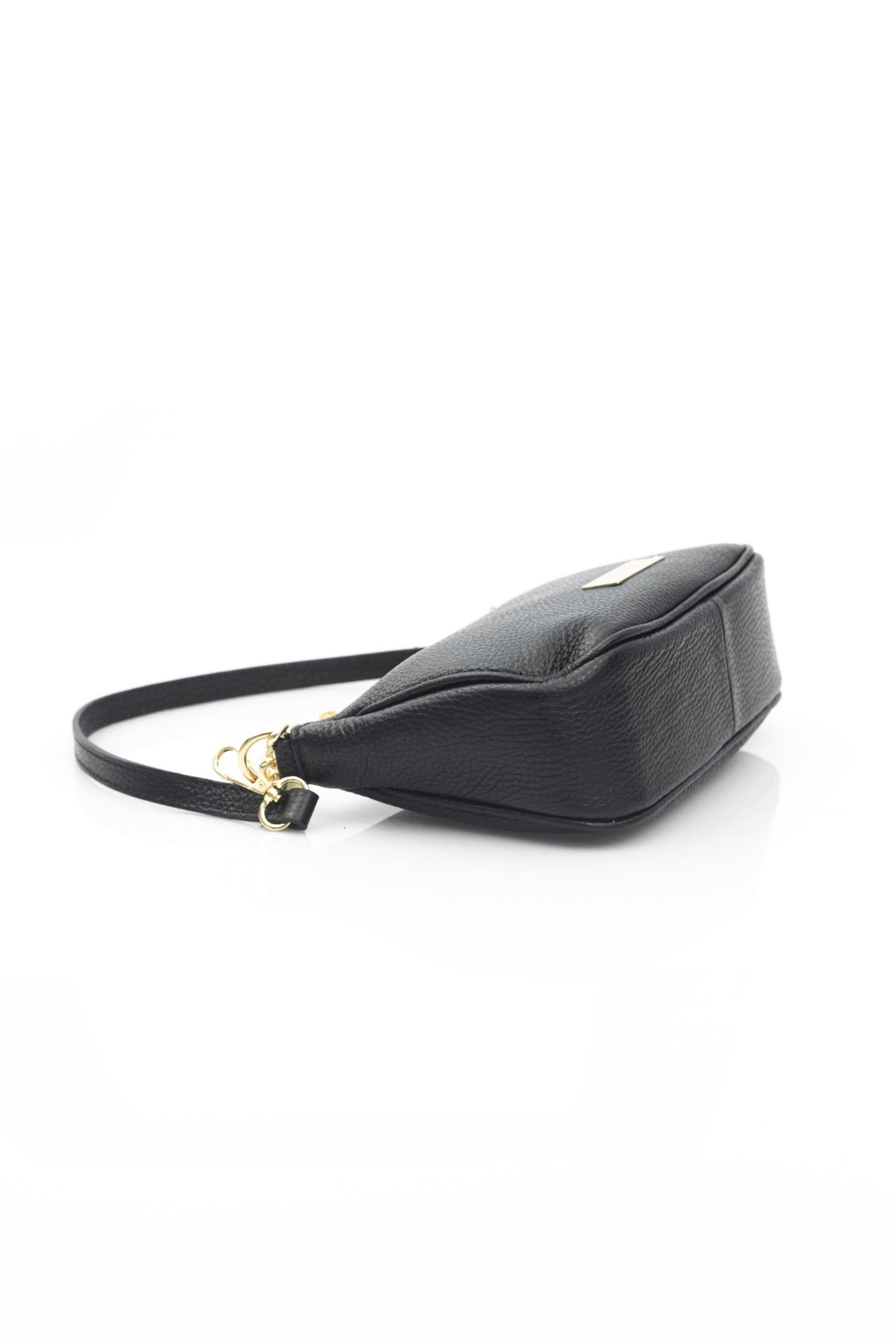 Baldinini Trend Black Leather Women Shoulder Bag