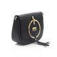 Baldinini Trend Black Leather Women Crossbody Bag