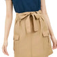 Liu Jo Chic Linen-Blend Skirt with Stylish Pockets